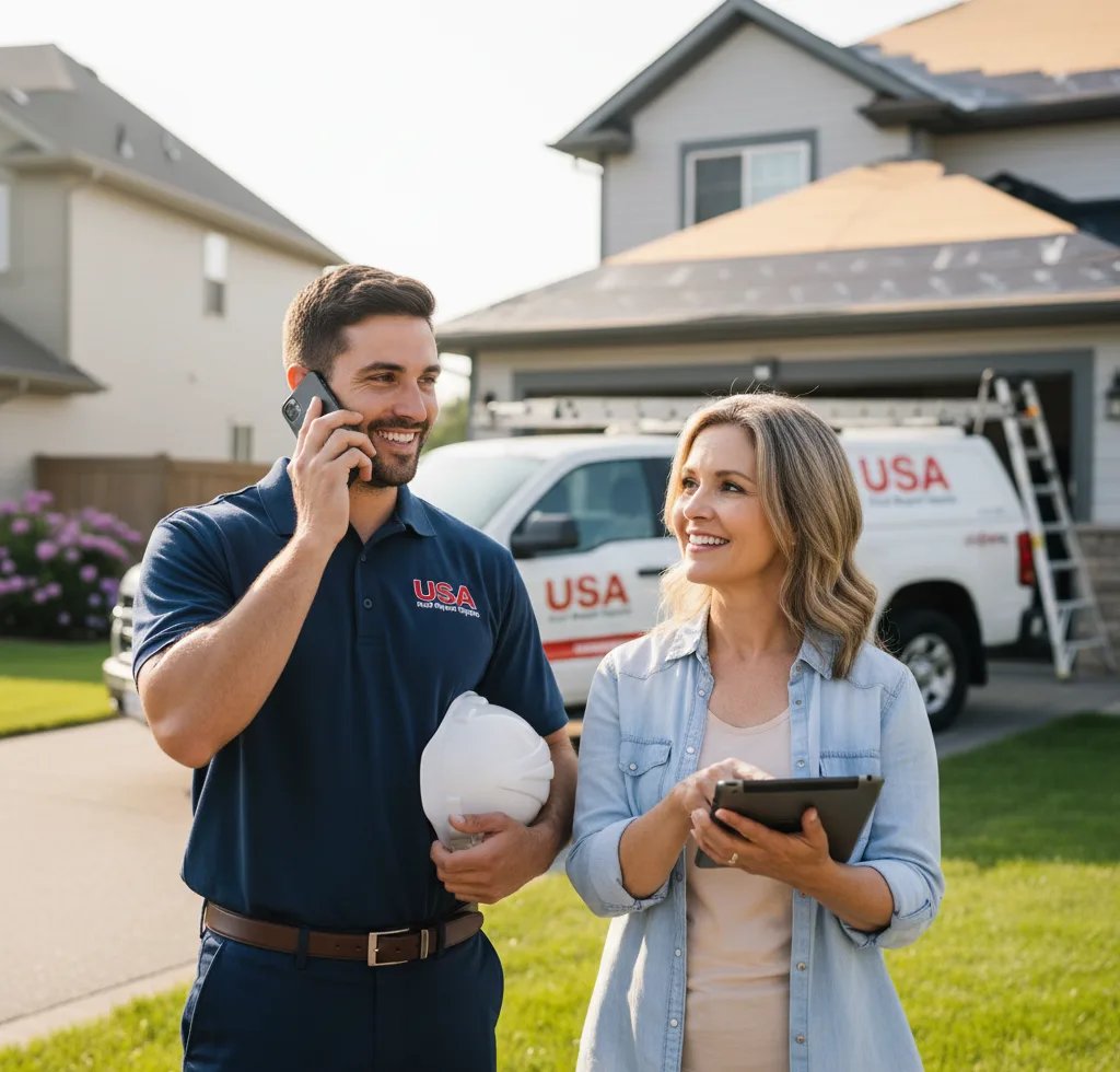 USA Roof Repair Experts customer support in Baldwin